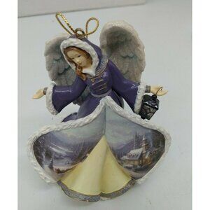 Thomas Kinkade Christmas Illuminated Ornament "Sunday Sleigh Ride"